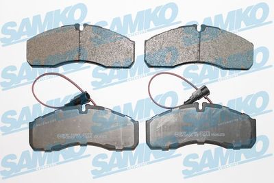 Комплект тормозных колодок, дисковый тормоз SAMKO 5SP1664