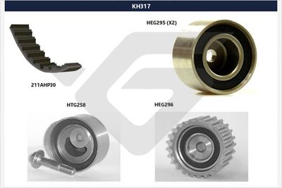 Zobsiksnas komplekts HUTCHINSON KH 317
