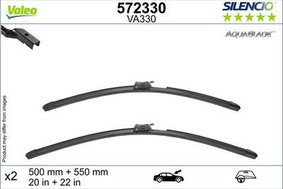 Stikla tīrītāja slotiņa VALEO 572330