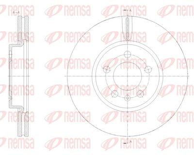 Тормозной диск REMSA 62118.10
