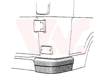 Bampers VAN WEZEL 3071534