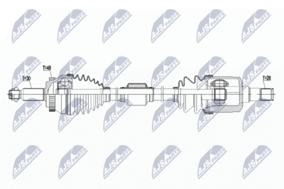 Приводной вал NTY NPW-HY-567