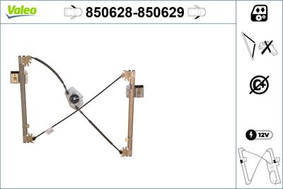 Стеклоподъемник VALEO 850628