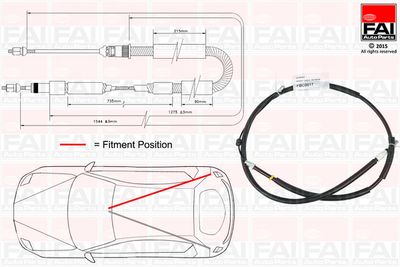 Trose, Stāvbremžu sistēma FAI AutoParts FBC0017