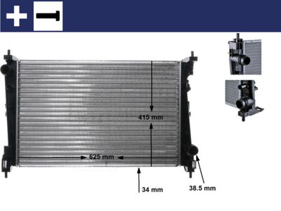 Radiators, Motora dzesēšanas sistēma MAHLE CR 1112 000S