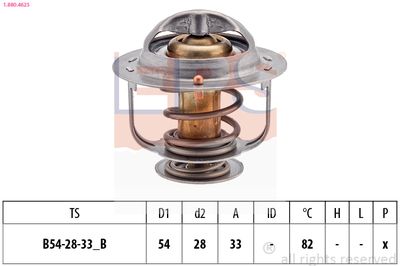 Termostats, Dzesēšanas šķidrums EPS 1.880.462S