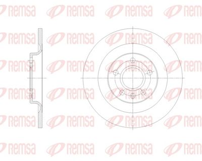 Тормозной диск REMSA 62105.00