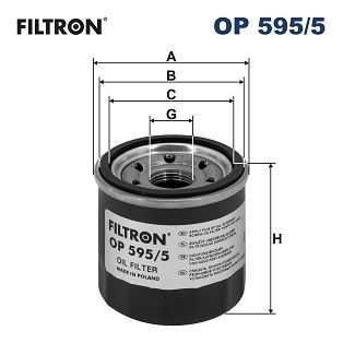Масляный фильтр FILTRON OP 595/5