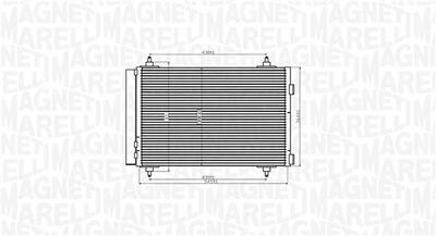 Конденсатор, кондиционер MAGNETI MARELLI 350203916000