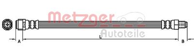Тормозной шланг METZGER 4111119