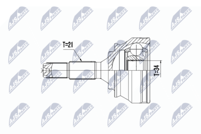 Шарнирный комплект, приводной вал NTY NPZ-PE-032