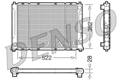 Radiators, Motora dzesēšanas sistēma DENSO DRM24005