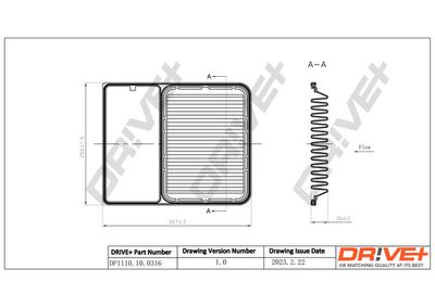 Воздушный фильтр Dr!ve+ DP1110.10.0316