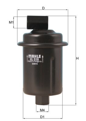 Топливный фильтр KNECHT KL 516