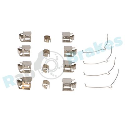 Комплектующие, колодки дискового тормоза RAP BRAKES R-U0280