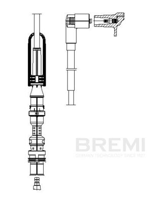 Augstsprieguma vads BREMI 1A10E58