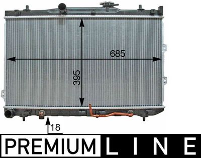 Radiators, Motora dzesēšanas sistēma MAHLE CR 1336 000P