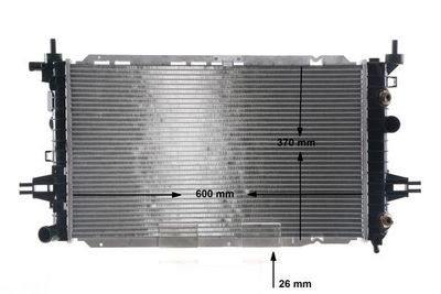 Radiators, Motora dzesēšanas sistēma MAHLE CR 2105 000S