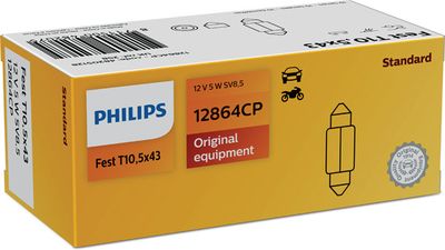 Kvēlspuldze, Salona telpas apgaismojums PHILIPS 12864CP