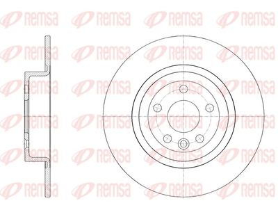 Тормозной диск REMSA 62047.00