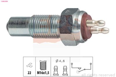 Выключатель, фара заднего хода EPS 1.860.006