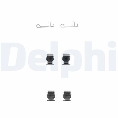 Комплектующие, колодки дискового тормоза DELPHI LX0378