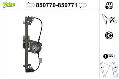 Стеклоподъемник VALEO 850770