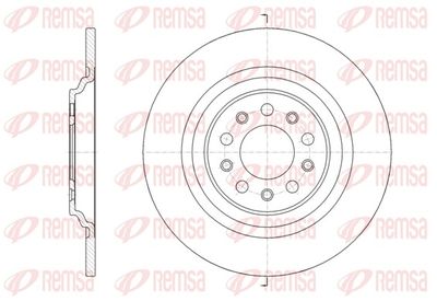 Тормозной диск REMSA 61783.00