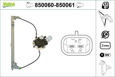 Стеклоподъемник VALEO 850060