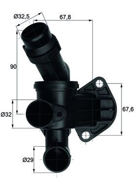 Термостат, охлаждающая жидкость MAHLE TI 7 87