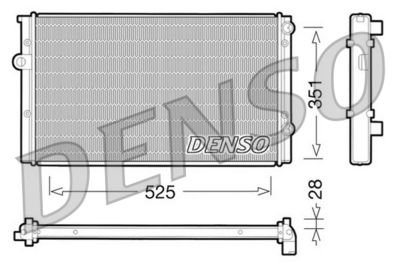 Radiators, Motora dzesēšanas sistēma DENSO DRM32028