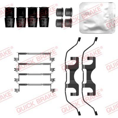 Комплектующие, колодки дискового тормоза QUICK BRAKE 109-0209