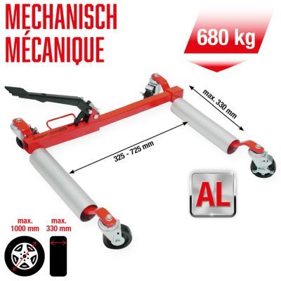 Ratiņi riteņu noņemšanai KS TOOLS 160.1210