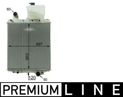 Radiators, Motora dzesēšanas sistēma MAHLE CR 2085 000P
