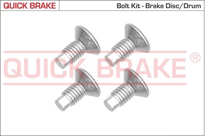 Комплект болтов, тормозной диск QUICK BRAKE 11663K