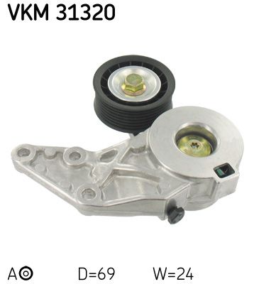 Siksnas spriegotājs, Ķīļsiksna SKF VKM 31320