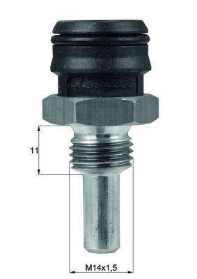 Датчик, температура охлаждающей жидкости MAHLE TSE 4