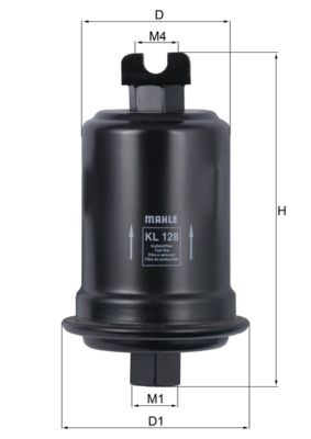 Топливный фильтр MAHLE KL 128