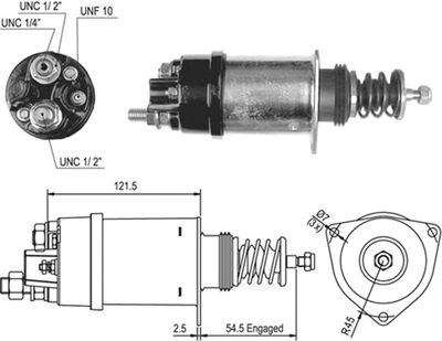 Ievilcējrelejs, Starteris MAGNETI MARELLI 940113050003