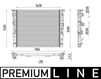 Radiators, Motora dzesēšanas sistēma MAHLE CR 2771 000P