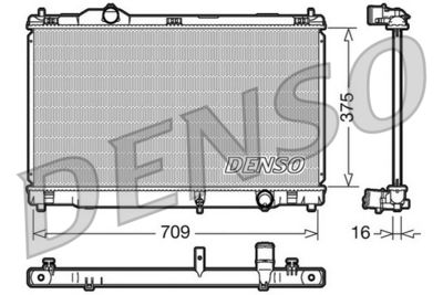 Radiators, Motora dzesēšanas sistēma DENSO DRM51001