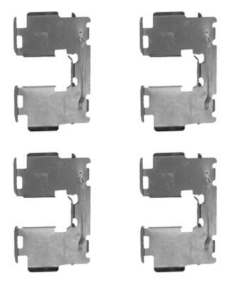 Комплектующие, колодки дискового тормоза HELLA 8DZ 355 203-901