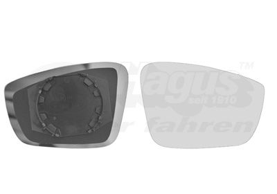 Spoguļstikls, Ārējais atpakaļskata spogulis VAN WEZEL 5701832