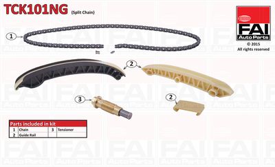Комплект цели привода распредвала FAI AUTOPARTS TCK101NG