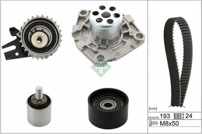 Ūdenssūknis + Zobsiksnas komplekts Schaeffler INA 530 0969 30