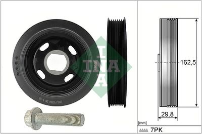 Комплект ременных шкивов, коленчатый вал Schaeffler INA 544 0179 20