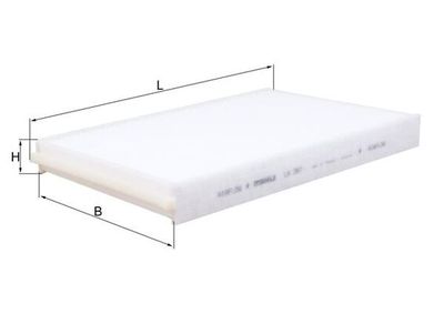 Фильтр, воздух во внутренном пространстве MAHLE LA 387