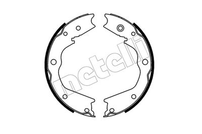 Bremžu loku kompl., Stāvbremze METELLI 53-0757