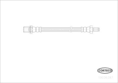 Тормозной шланг CORTECO 19036287