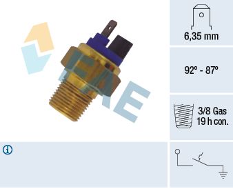 Termoslēdzis, Radiatora ventilators FAE 37651